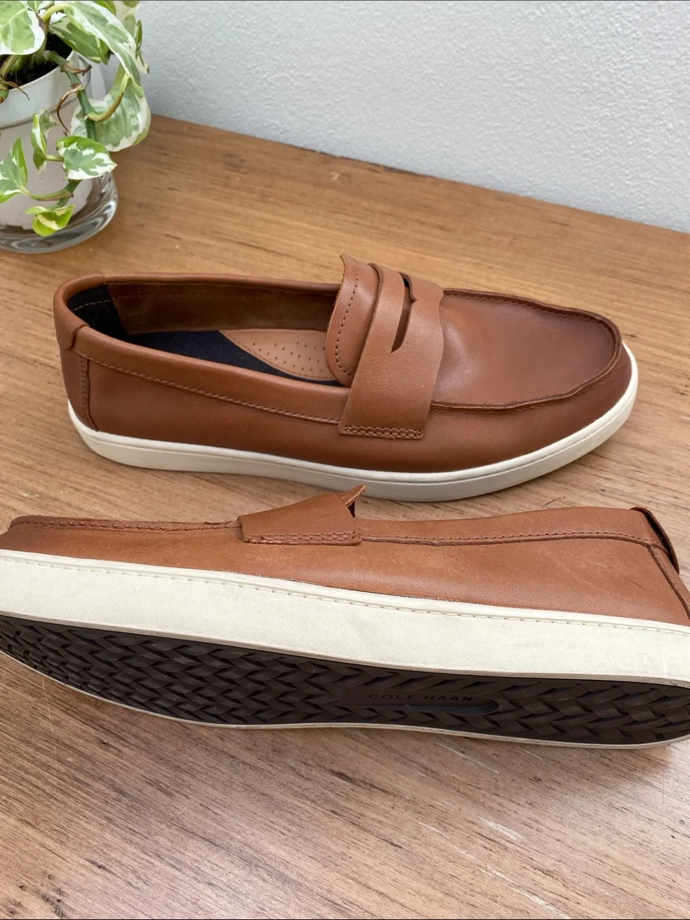 Cole Haan brown leather